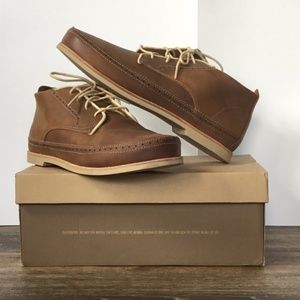 NEW Olukai Honolulu Leather Boots Henna/Silt